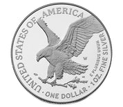 2025 Laser Engraved American Eagle One Ounce Silver Proof Coin - West Point (W)