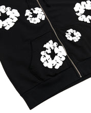 Denim Tears Cotton Wreath Zip Hoodie Black