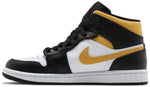 Air Jordan 1 Mid White Pollen Black (Preschool) - Image 4