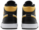 Air Jordan 1 Mid White Pollen Black (Preschool) - Image 3