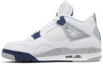 Air Jordan 4 Retro White Midnight Navy - Image 3