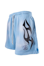 Hellstar Studios Flame Shorts Blue - Image 6