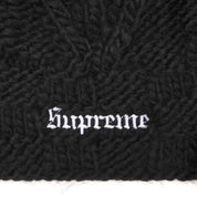 Supreme Block Knit Beanie Black