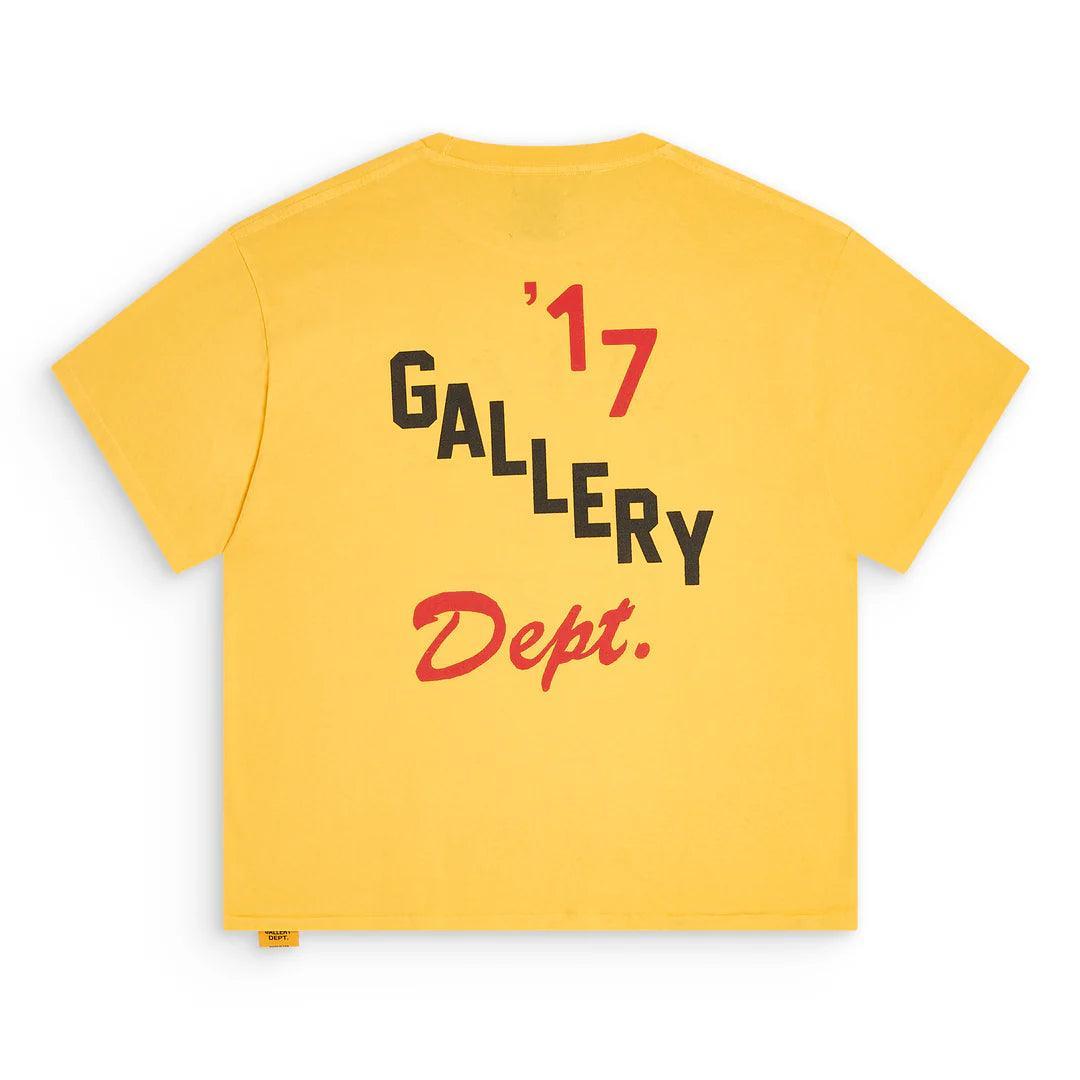 Gallery Dept. Boxing Merch Tee Gold Yellow