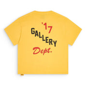 Gallery Dept. Boxing Merch Tee Gold Yellow