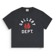Gallery Dept. Boxing Merch Tee Gold Vintage Black