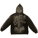 Cactus Jack x Fragment Skeleton Graffiti Full Zip Hoodie Redux (ComplexCon) - Image 1