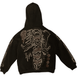 Cactus Jack x Fragment Skeleton Graffiti Full Zip Hoodie Redux (ComplexCon) - Image 2