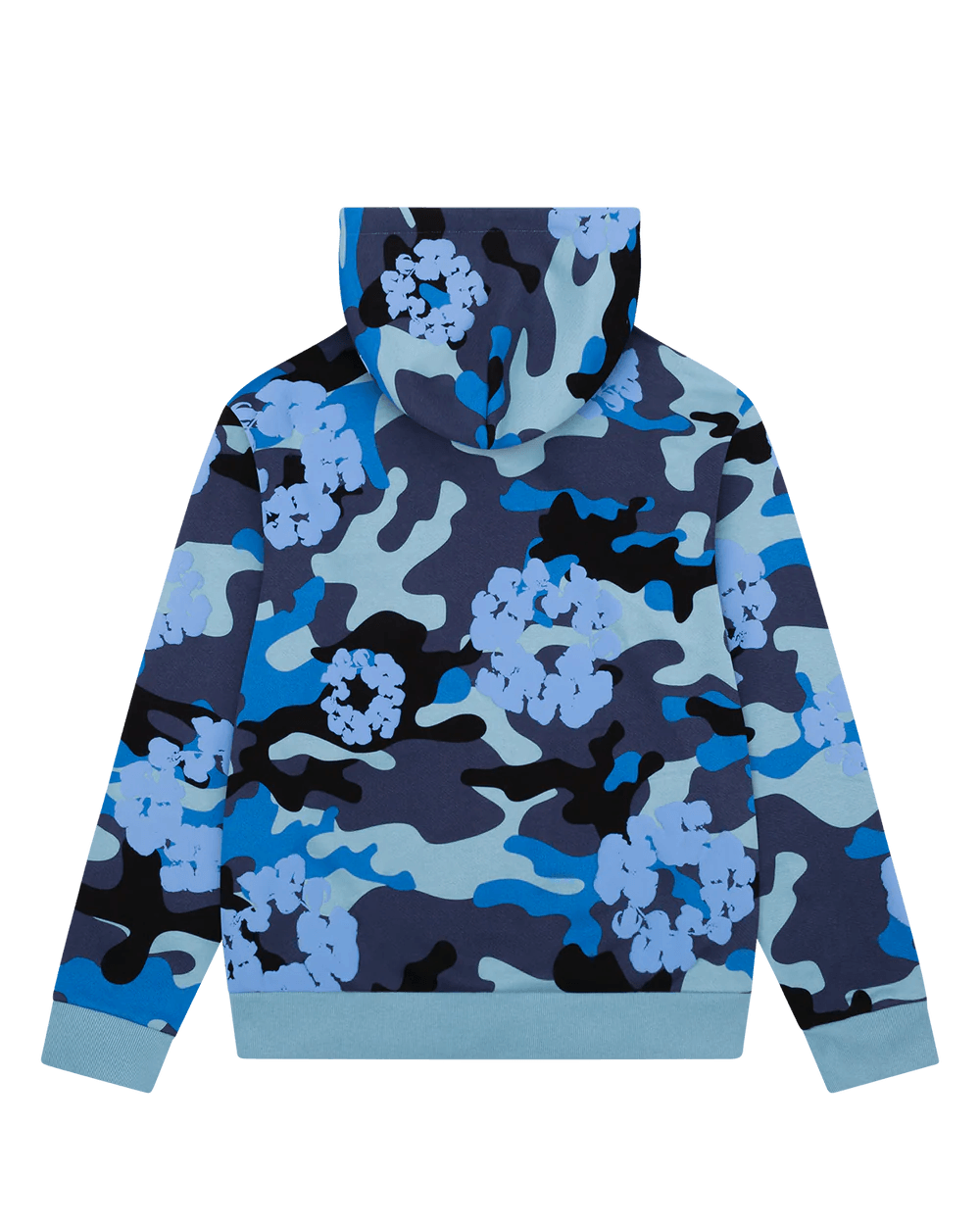 Denim Tears Blue Camo Cotton Wreath Zip Hoodie