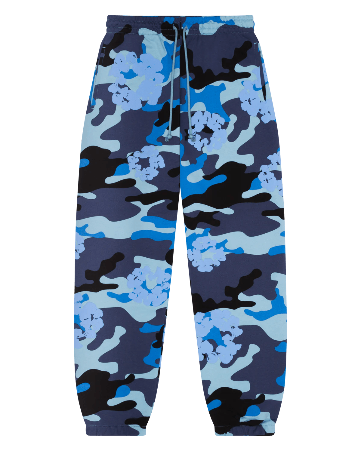 Denim Tears Blue Camo Cotton Wreath Sweatpant
