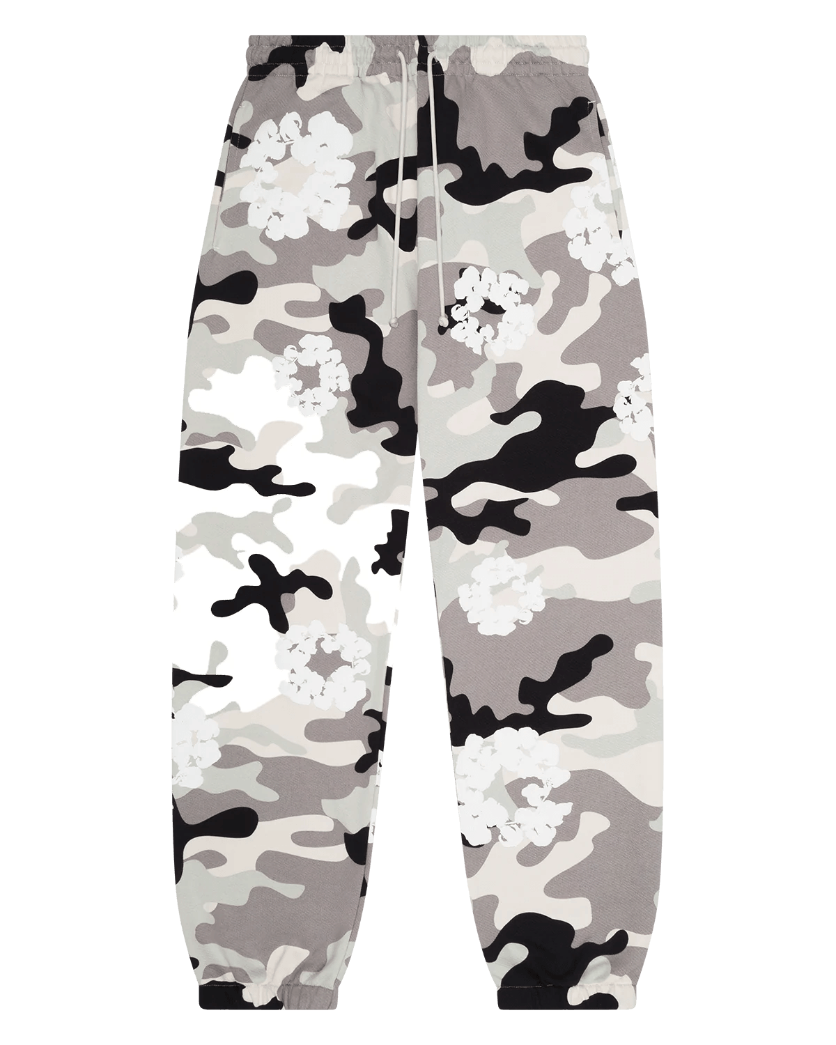 Denim Tears White Snow Camo Cotton Wreath Sweatpant