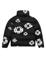 Denim Tears Cotton Wreath Puffer Jacket Black