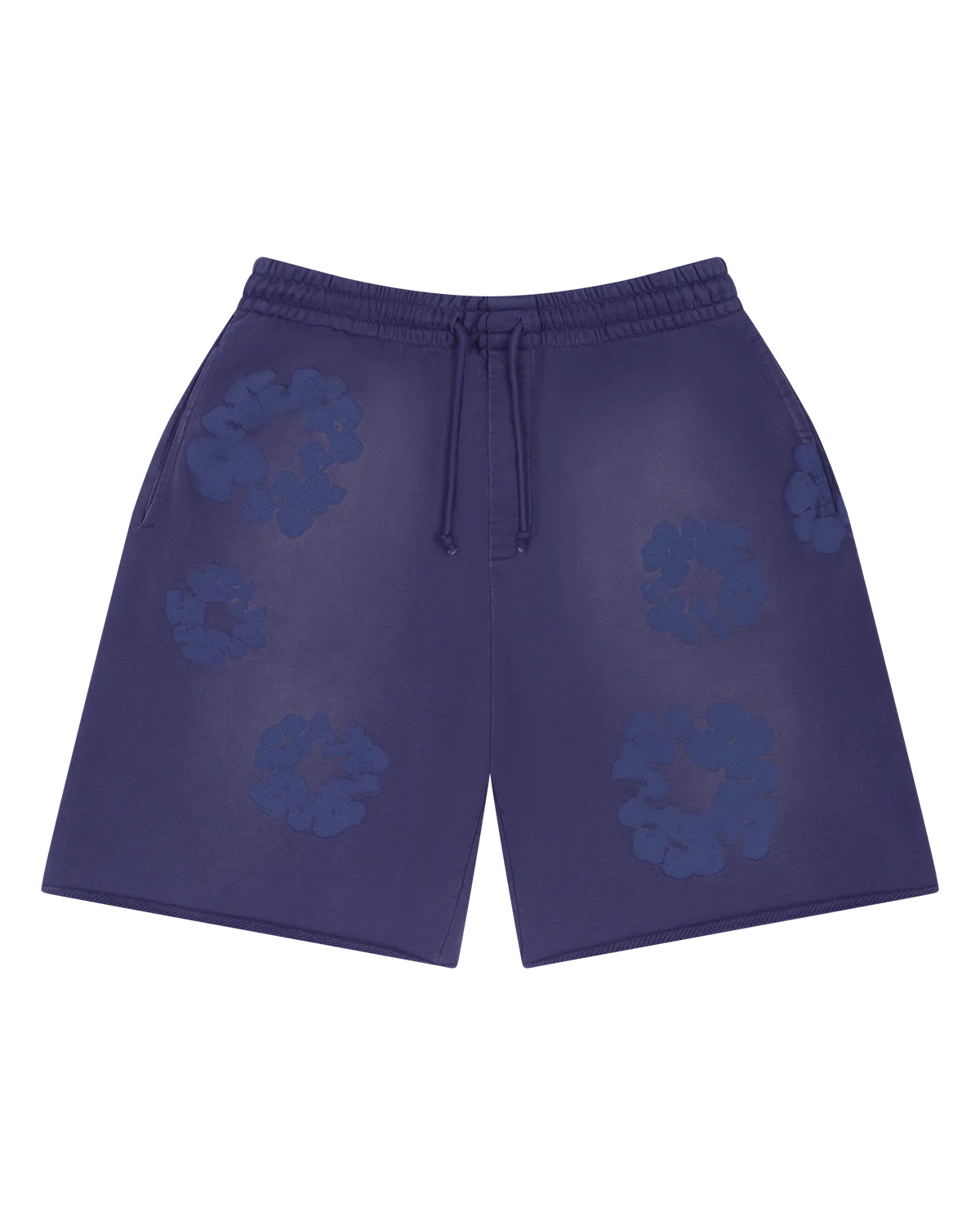 Denim Tears Mono Cotton Wreath Sweat Shorts Washed Blue