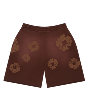 Denim Tears Mono Cotton Wreath Sweat Shorts Brown