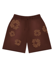 Denim Tears Mono Cotton Wreath Sweat Shorts Brown