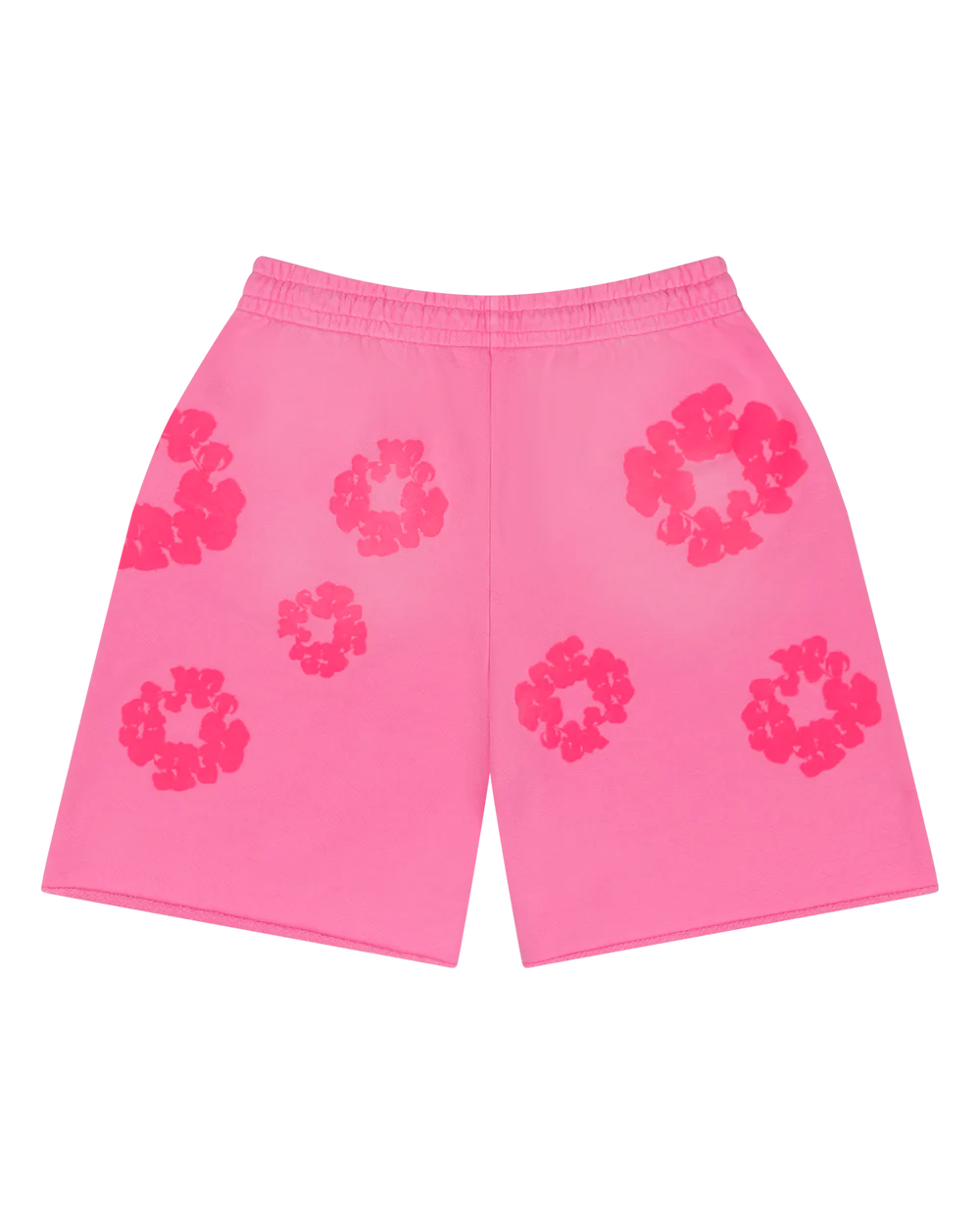 Denim Tears Mono Cotton Wreath Sweat Shorts Pink