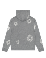 Denim Tears Cashmere Swarovski Cotton Wreath Zip Hoodie Grey