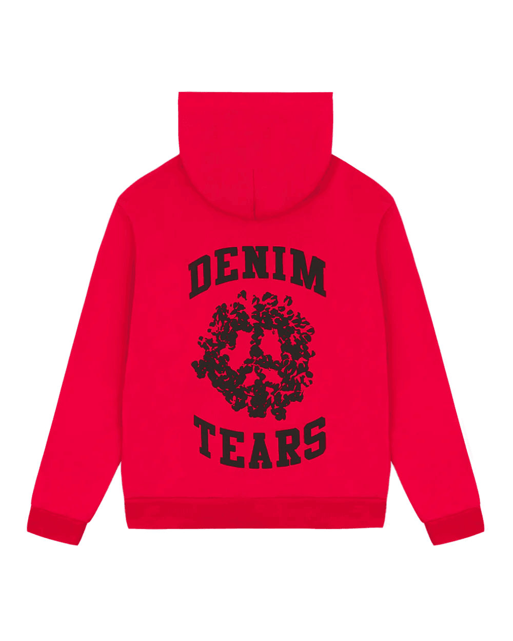Denim Tears University Zip Hoodie Red
