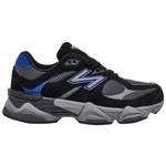 Black and blue sneaker with New Balance logo on a white background - Image 1