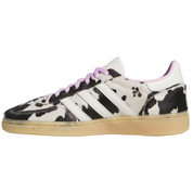 Black wooden sideboard with drawers on a white background