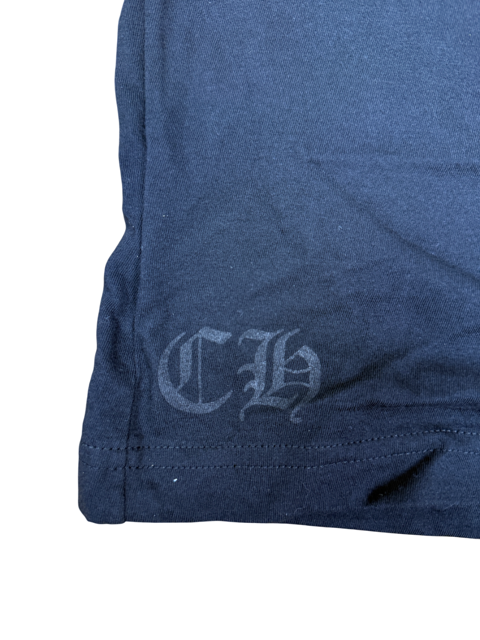 Chrome Hearts Neck Logo Pocket T-Shirt Black / Blue
