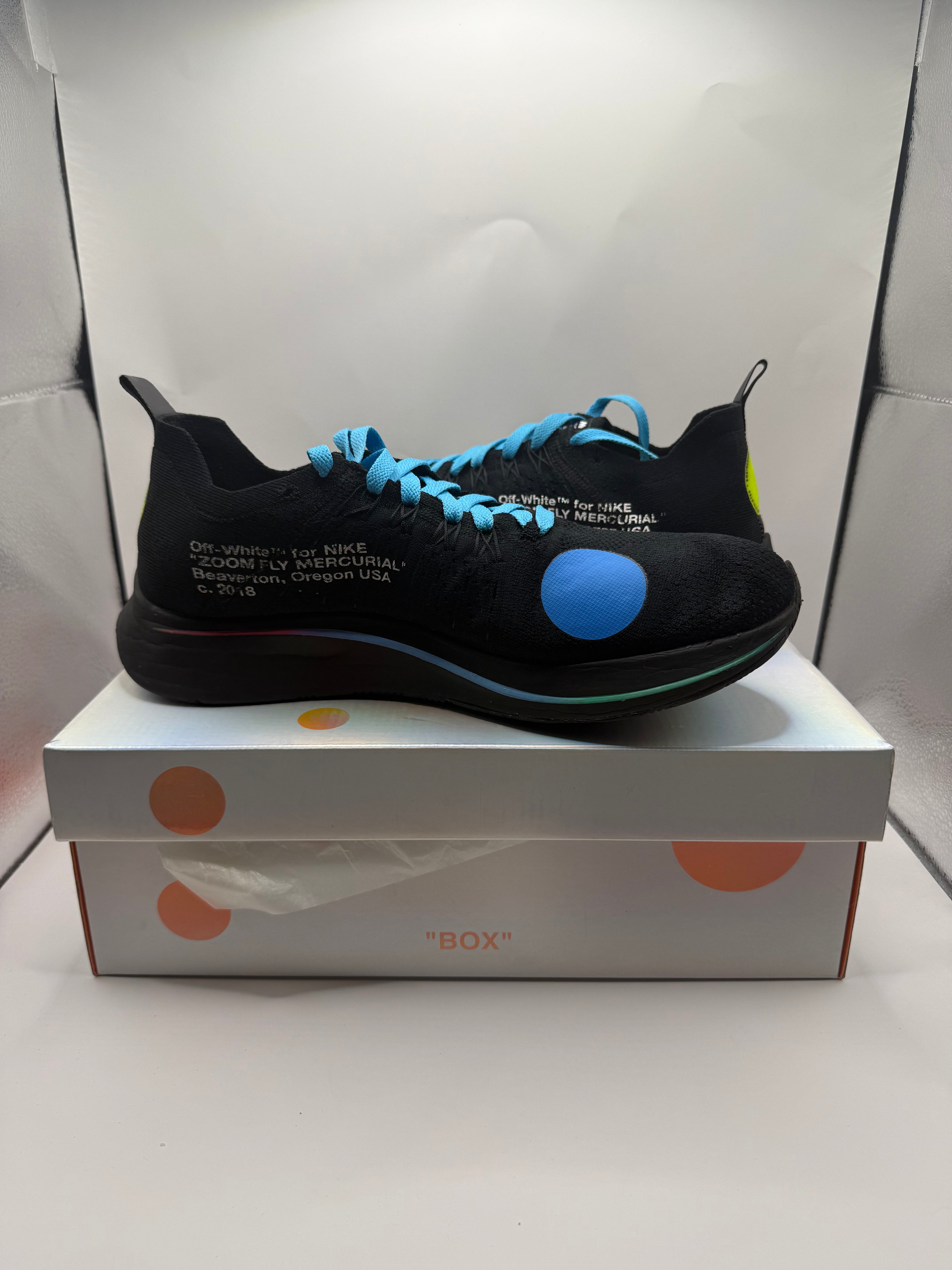 Nike Zoom Fly Mercurial Off-White Black (USED) - Size 11