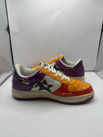Vintage A Bathing Ape Bape Sta  Foot Soldier Orange / White (USED) - Size 10.5 - Image 3