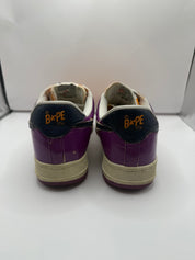 Vintage A Bathing Ape Bape Sta  Foot Soldier Orange / White (USED) - Size 10.5