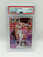 2019 Panini Mosaic Tyler Herro Pink Camo Rookie Card #223 PSA 10 GEM MINT - Image 3
