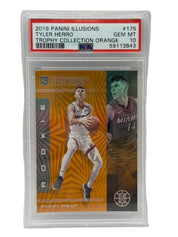 2019 Panini Illusions Tyler Herro Trophy Collection Orange Rookie Card #175 PSA 10 GEM MINT