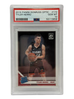 2019 Panini Donruss Optic Tyler Herro Base Rookie Card #172 PSA 10 GEM MINT - Image 1