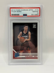 2019 Panini Donruss Optic Tyler Herro Base Rookie Card #172 PSA 10 GEM MINT
