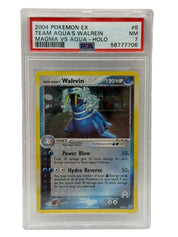 2004 Pokémon EX Team Aqua's Walrein Holo 6/95 PSA 7 NEAR MINT