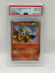 2010 Pokémon Heart Gold & Soul Silver Entei Holo Promo HGSS20 PSA 8 NEAR MINT - MINT
