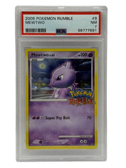 2009 Pokémon Rumble Wii Mewtwo 9/16 PSA 7 NEAR MINT