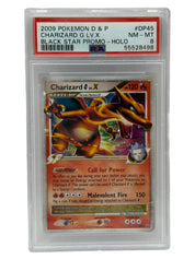 2009 Pokémon Diamond & Pearl Charizard G Lv. X Holo Promo DP45 PSA 8 NEAR MINT - MINT