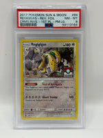 2017 Pokémon League Crismon Invasion Regigigas 1st Place Reverse Holo 84/111 PSA 8 NEAR MINT - MINT - Image 3
