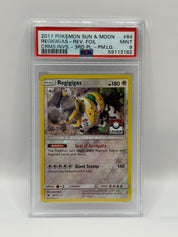 2017 Pokémon League Crismon Invasion Regigigas 3rd Place Reverse Holo 84/111 PSA 9 MINT