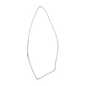 Chrome Hearts Roll Chain Silver Necklace (24”)