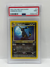 2001 Pokémon Neo Discovery Umbreon Holo 13/75 PSA 9 MINT