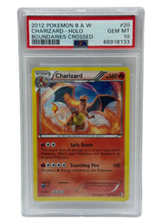 2012 Pokémon B & W Boundaries Crossed Charizard Holo 20/149 PSA 10 GEM MINT
