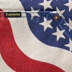 Supreme Flag Quilted Hooded Work Jacket Multicolor USA - Image 4