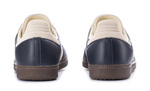 Navy and beige shoes on a white background - Image 5