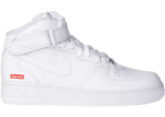 Nike Air Force 1 Mid Supreme White - Image 1