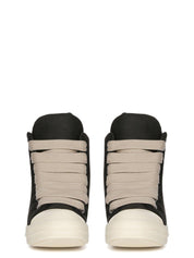 Rick Owens Porterville Runway Jumbo Laced High Sneakers Black / Milk