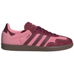 Pink and maroon sneaker with Adidas logo on a white background - Image 1