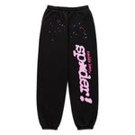 Sp5der x Druski Coulda Been Heart Punk V2 Sweatpant Owl Black - Image 1