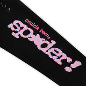 Sp5der x Druski Coulda Been Heart Punk V2 Sweatpant Owl Black