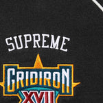 Supreme Playoffs Zip Up Hooded Sweatshirt Black - Image 3