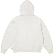 Supreme MM6 Maison Margiela Box Logo Zip Up Hooded Sweatshirt White - IN HAND